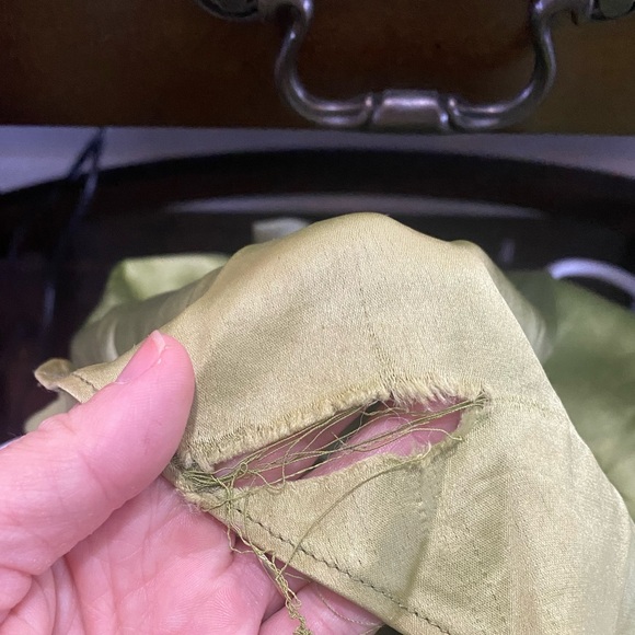 NICHOLAS Duna Gown Maxi Dress in Light Green Cowl Neckline Evening Size US 10 - Picture 7 of 8